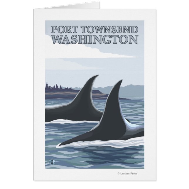 Orca Whales #1 - Port Townsend, Washington (Front)