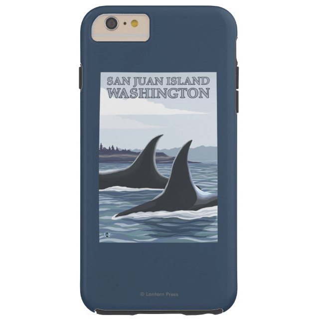 Orca Whales #1 - San Juan Island, Washington Case-Mate iPhone Case (Back)