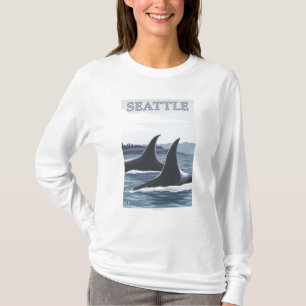 Orca Whales #1 - Seattle, Washington T-Shirt