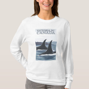 Orca Whales #1 - Victoria, BC Canada T-Shirt