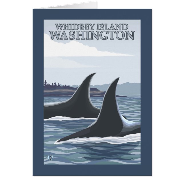 Orca Whales #1 - Whidbey, Washington (Front)