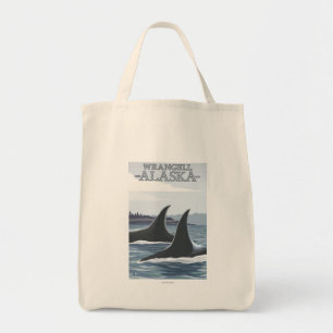 Orca Whales #1 - Wrangell, Alaska Tote Bag