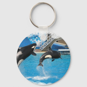 Orca Whales Keychain