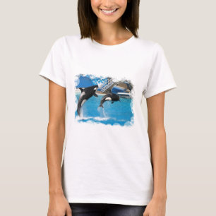 Orca Whales Ladies T-Shirt
