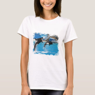 Orca Whales Ladies T-Shirt