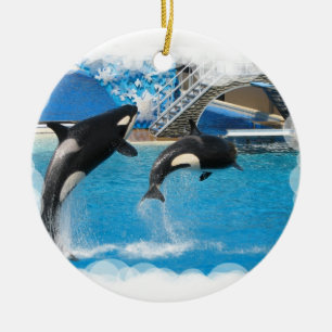 Orca Whales Ornament