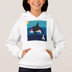 Orca (white) - Girl's Hoodie