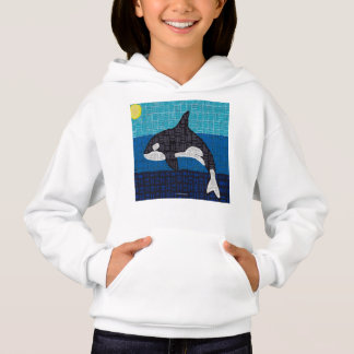 Orca (white) - Girl's Hoodie
