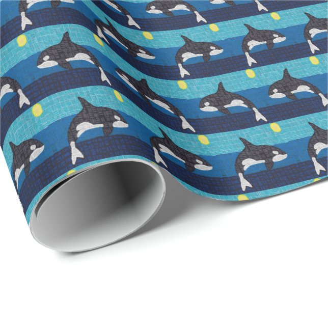 Orca - Wrapping Paper (Roll Corner)