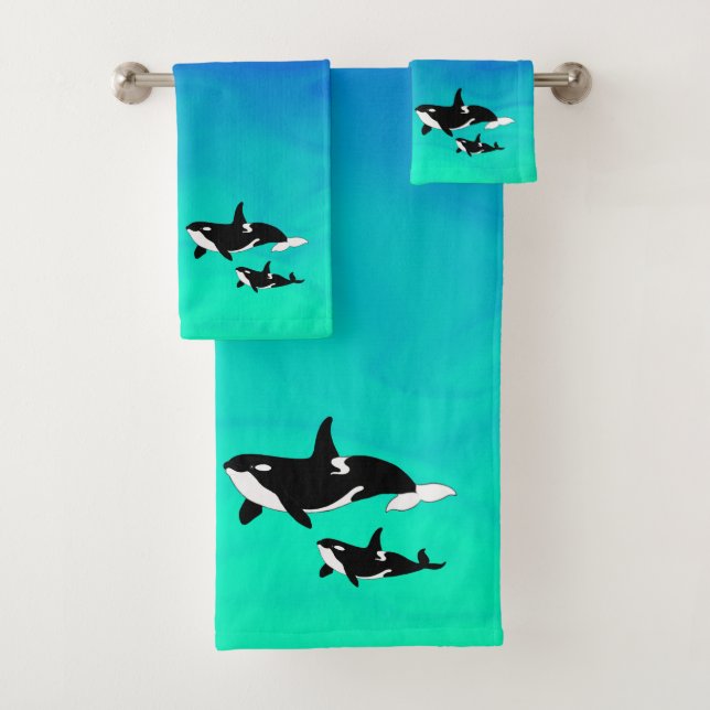 Orcas - Bathroom Towel Set (Insitu)