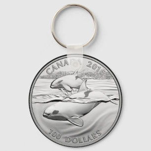 ORCAS COIN KEY RING