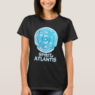 Orcas dolphins sea turtle Atlantis Poseidon Orca T-Shirt