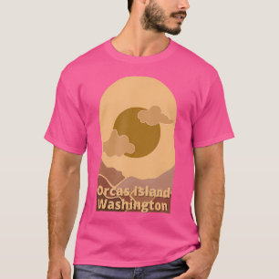 Orcas Island Wa Forest Mountains Hiking Climbing T-Shirt