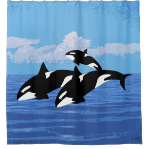 Orcas Shower Curtain