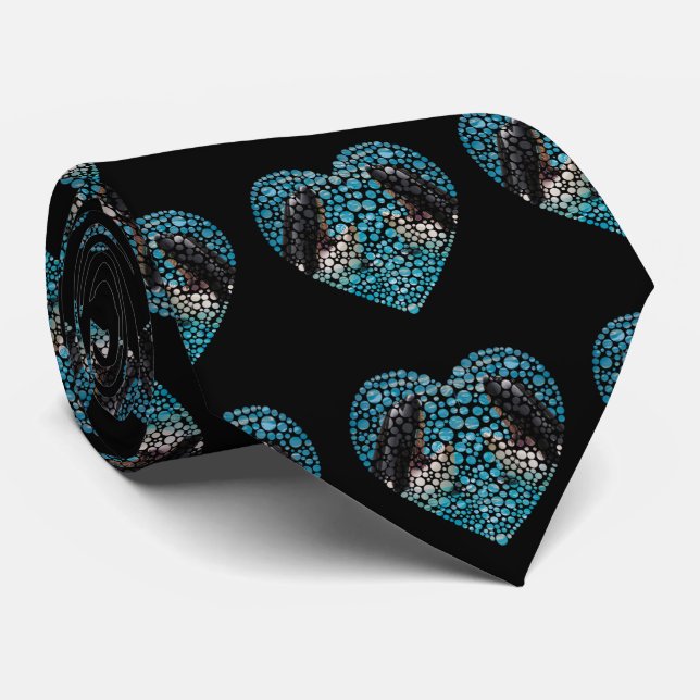 Orcas The Sound Of The Ocean, Neck Tie (Rolled)