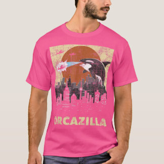 OrcazillaWhale Lover Ocean Marine Biologist Whales T-Shirt