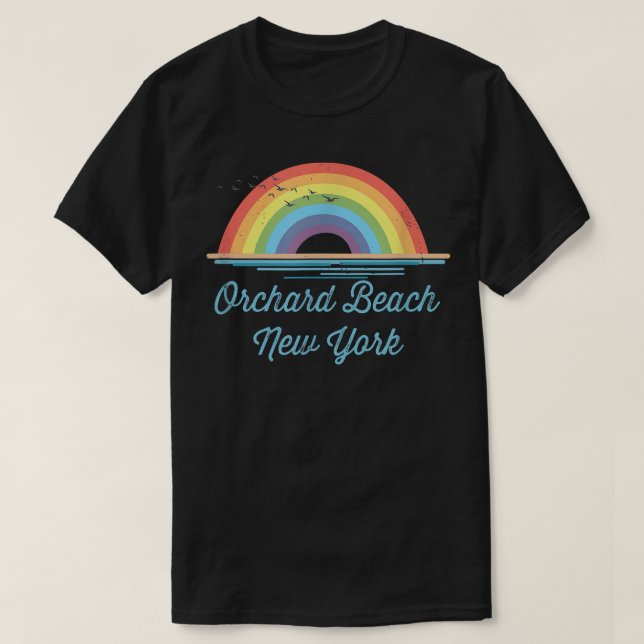 Orchard Beach New York Souvenir Graphic  T-Shirt (Design Front)