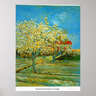 Orchard by Vincent van Gogh Poster
