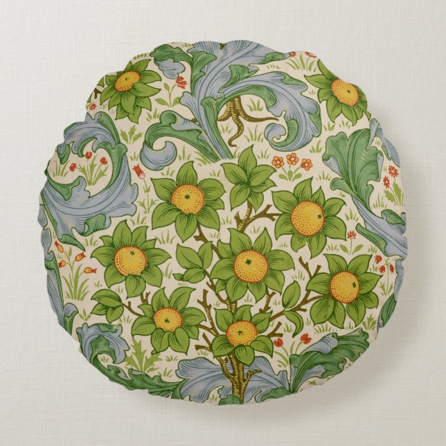 Orchard, Dearle, 1899 Round Cushion (Front)