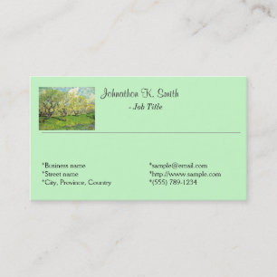 Orchard, farm, garden fine art business cards
