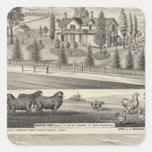 Orchard Farm, Somerville Lodge Square Sticker