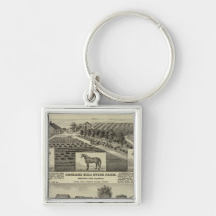 Orchard Hill and Cedar Grove, Kansas Key Ring