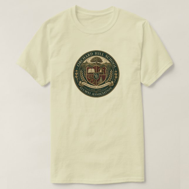 Orchard Hill School Alumni Association T-Shirt (Design Front)