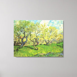 Orchard in Blossom, Vincent van Gogh Canvas Print