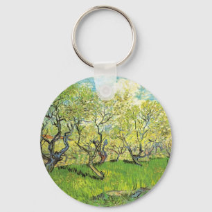 Orchard in Blossom Vincent van Gogh Key Ring