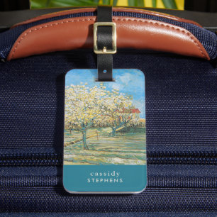 Orchard in Blossom   Vincent van Gogh Luggage Tag