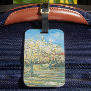 Orchard in Blossom   Vincent van Gogh Luggage Tag