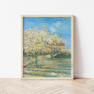 Orchard in Blossom   Vincent Van Gogh Poster
