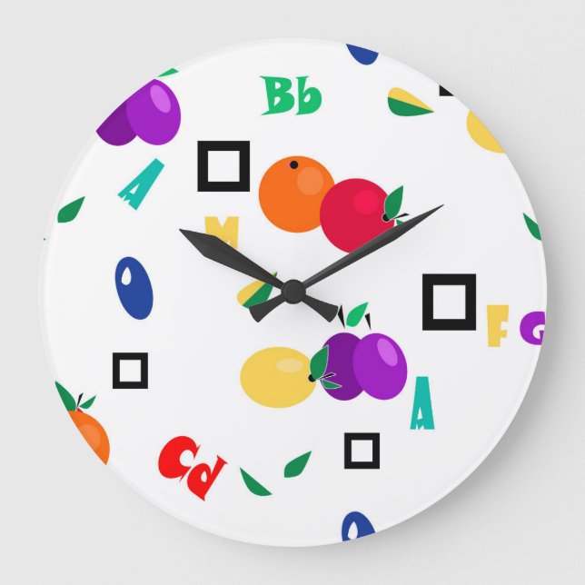 Orchard Large Clock (Front)