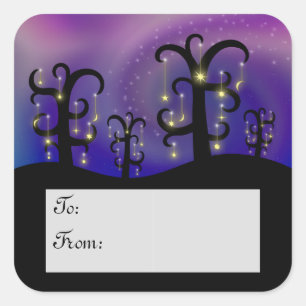 Orchard of Stars Gift Tag Stickers