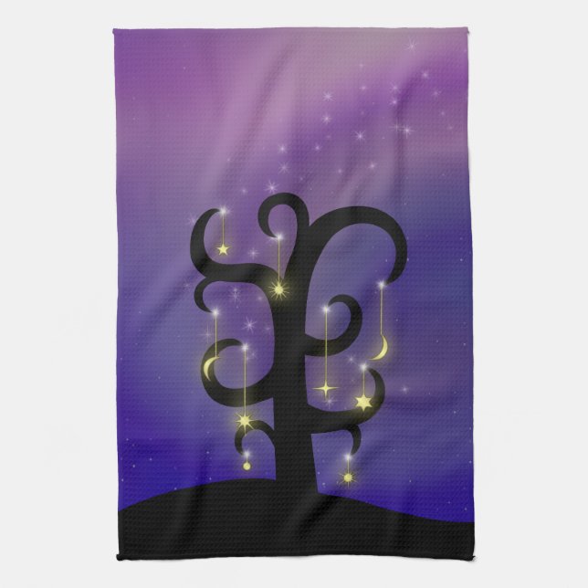 Orchard of Stars Kitchen Towel (Vertical)