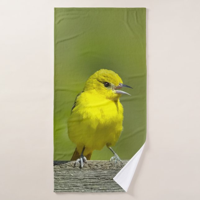 Orchard Oriole - Original Photograph Bath Towel Set (Bath Towel)