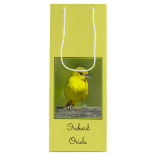 Orchard Oriole - Original Photograph Wine Gift Bag