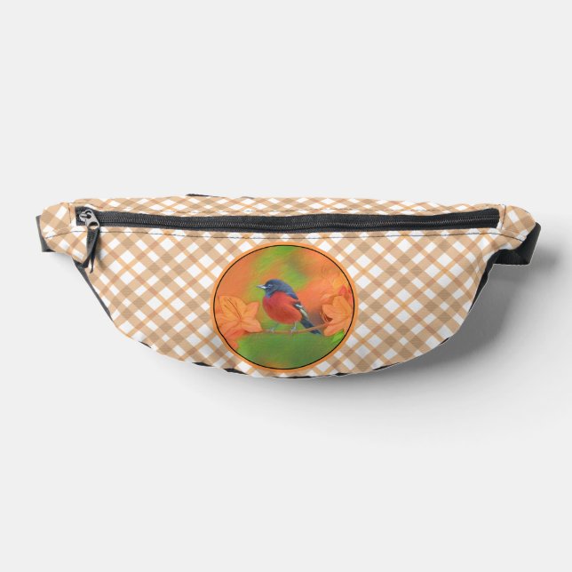 Orchard Oriole Songbird Painting Original Bird Art Bum Bags (Lay Down)
