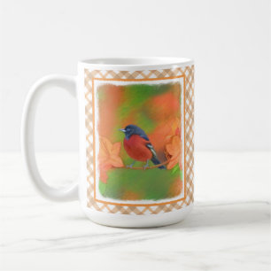 Orchard Oriole Songbird Painting Original Bird Art Coffee Mug