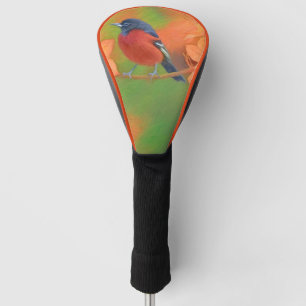 Orchard Oriole Songbird Painting Original Bird Art Golf Head Cover
