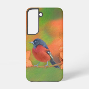 Orchard Oriole Songbird Painting Original Bird Art Samsung Galaxy Case