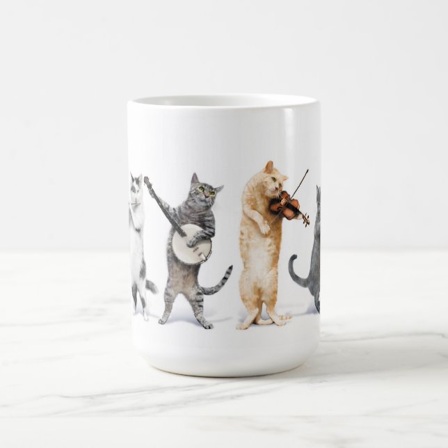 Orchestra cat coffee cup (Center)