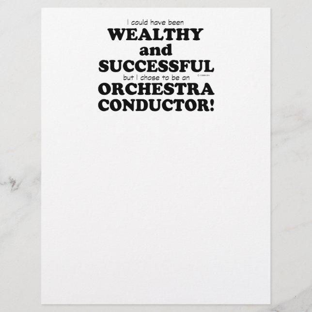 Orchestra Conductor Wealthy & Successful (Front)