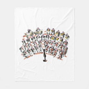 Orchestra Fleece Blanket