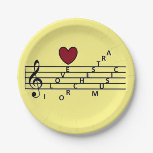 Orchestra Paper Plate