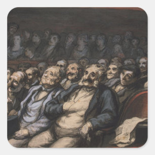 Orchestra Seat, c.1856 Square Sticker