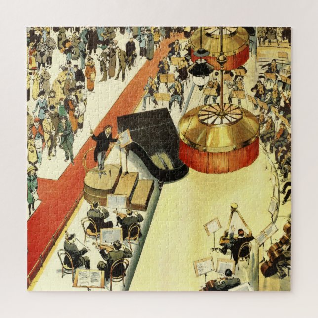 Orchestral classical music concert Proms London UK Jigsaw Puzzle (Vertical)