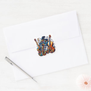 Orchestral Ensemble Square Sticker