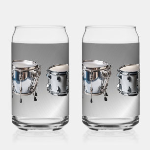 Orchestral Percussion Printed 16oz Can Glasses