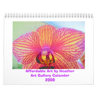 orchid, Affordable Art by HeatherArt Gallery Ca... Calendar
